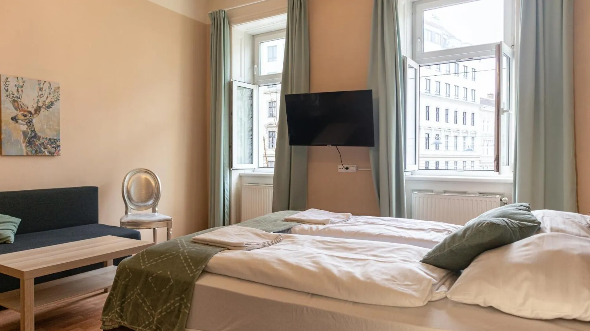 Simple Rooms In Shared Apartment For Longstays, Very Central Location Wiedeń 0*,